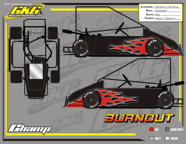 BURNOUT CHAMP SIDE WRAPS